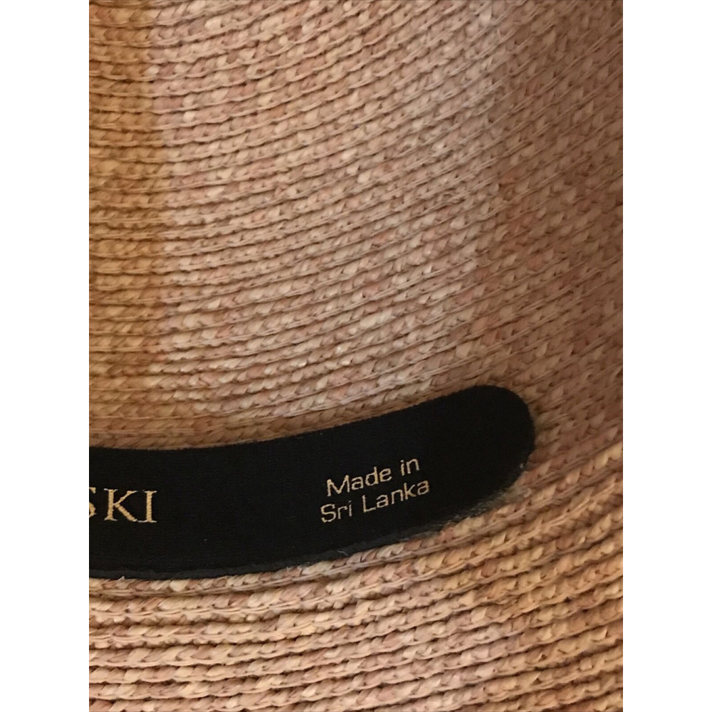 HELEN KAMINSKI 4” HAT WIDE BRIM DELPHINA RAFFIA - Picture 11 of 13